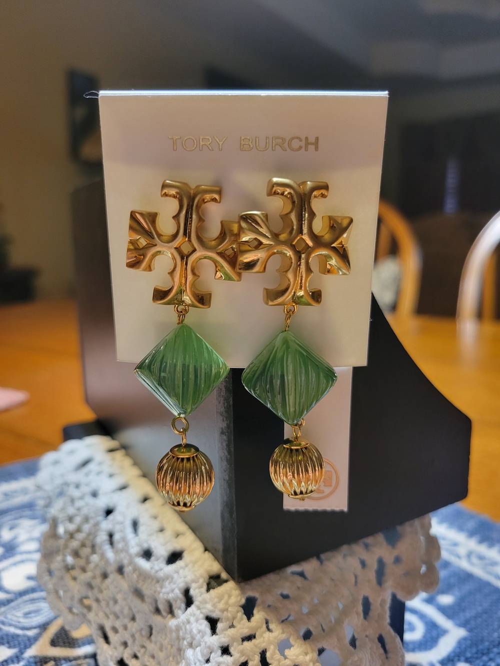 Tory Burch Gold-Tone Drop Earrings